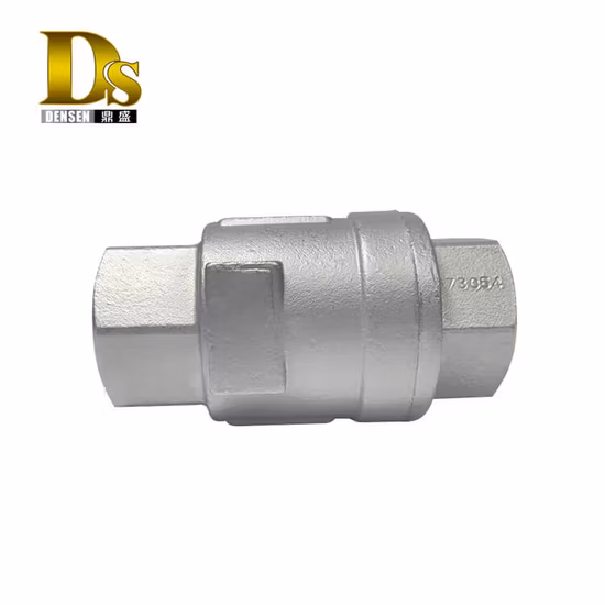 Corpo valvola di ritegno in acciaio inossidabile in acciaio al carbonio personalizzato per bicchiere d'acqua Densen