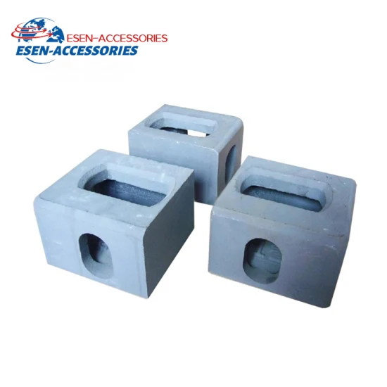 Parti e accessori per container certificati Twist Lock ABS BV Colata angolare per container in acciaio fuso standard ISO 1161